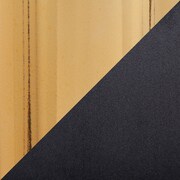 Prague Set of 2 Velvet Counter-Height Stools - Gold/Black