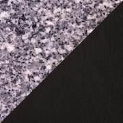 Alina Small Kitchen Island - Black/Gray Granite Top