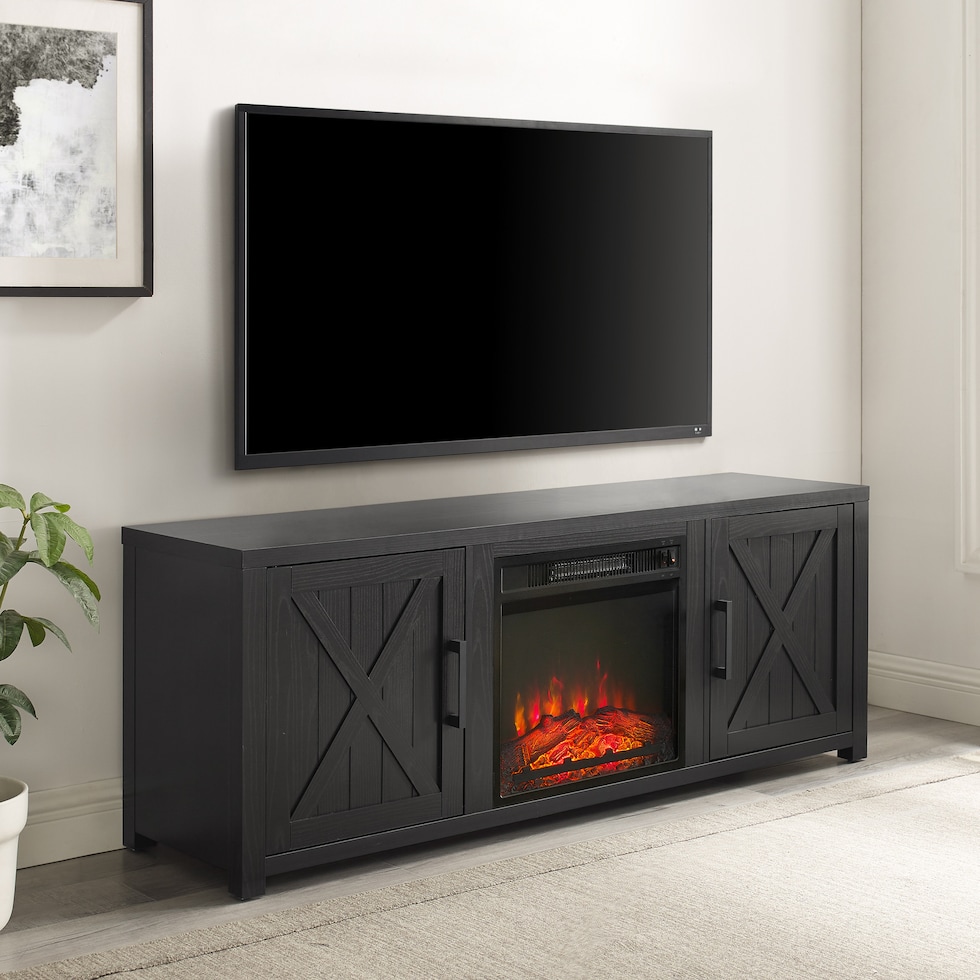 black tv stand   