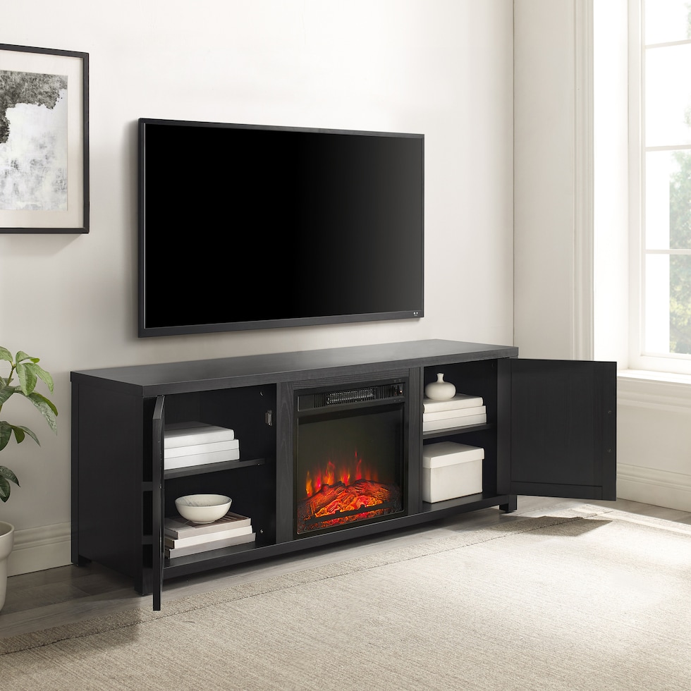 black tv stand   