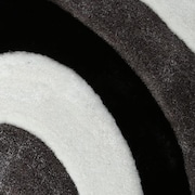 Bayou 5' x 7' Area Rug - Black/White/Gray