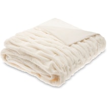 blaire white blanket   