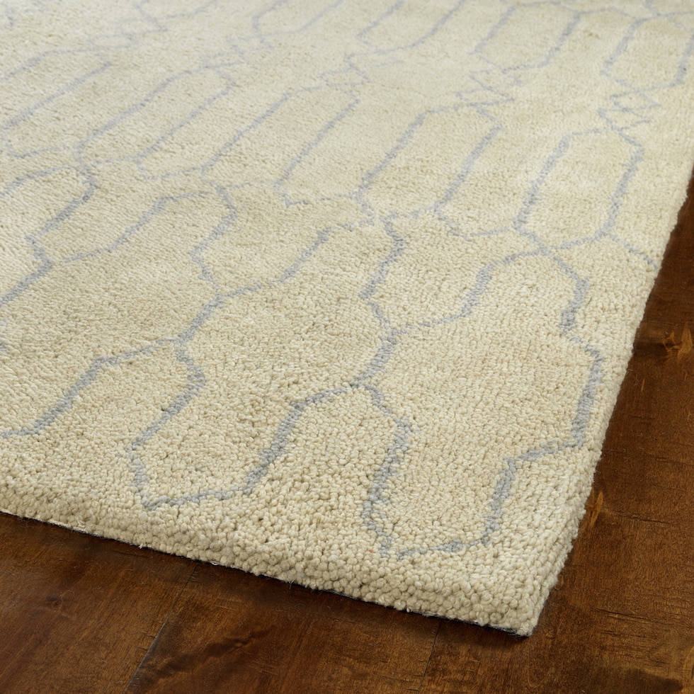 blake white area rug  x    