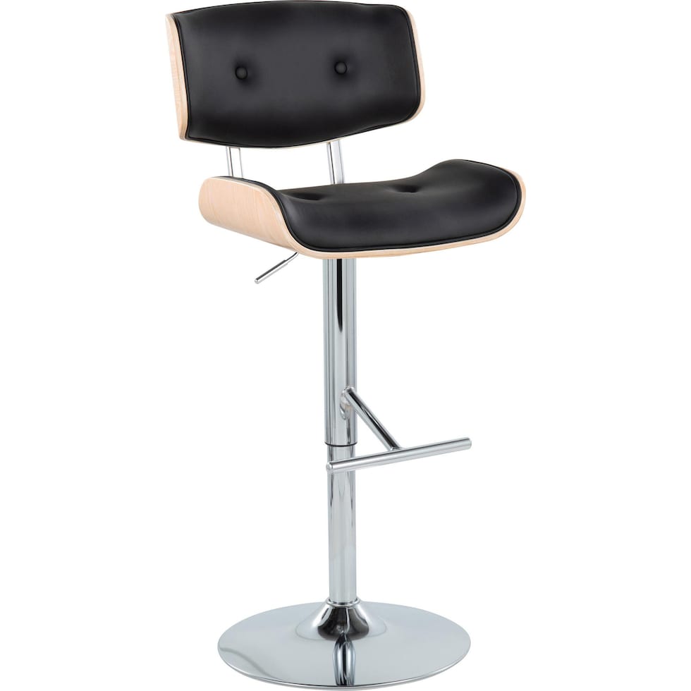 blakely black bar stool   