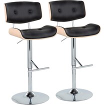 blakely black bar stool   