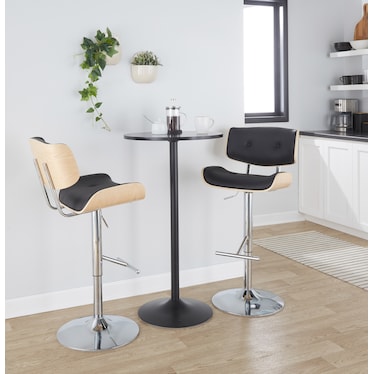 Blakely Set of 2 Adjustable Swivel Bar Stools