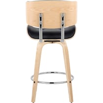 blakely black natural counter height stool   