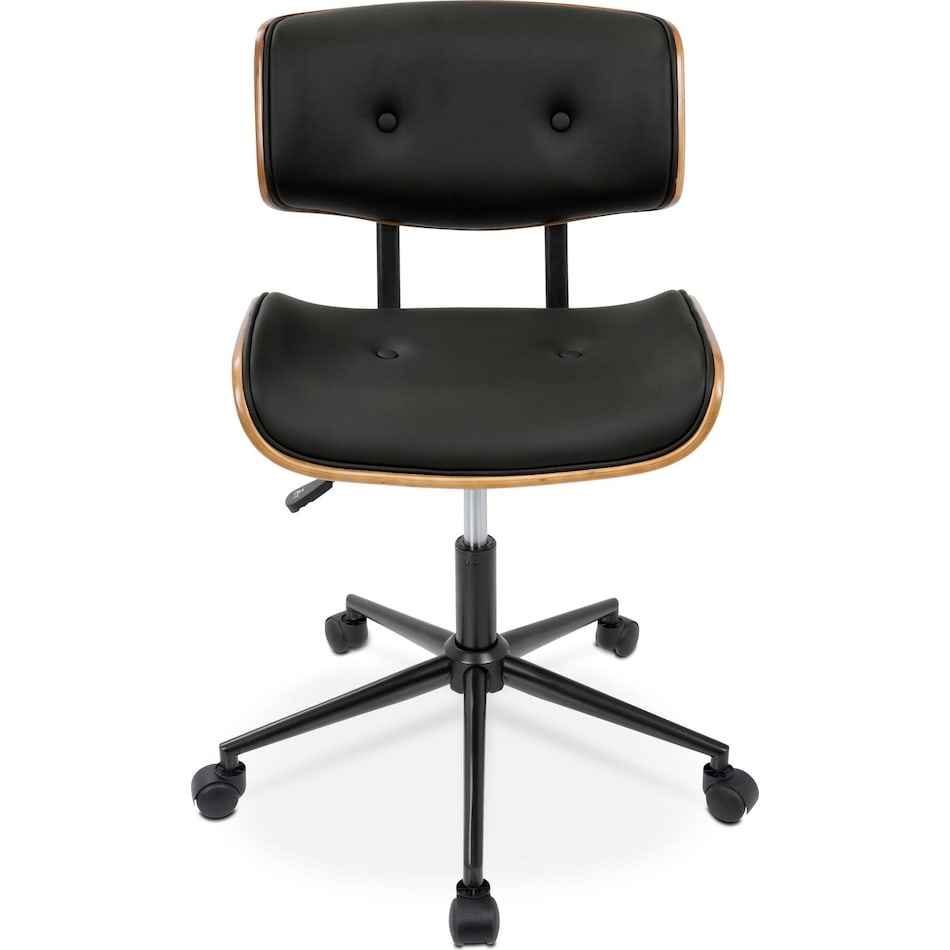 blakely black office chair   