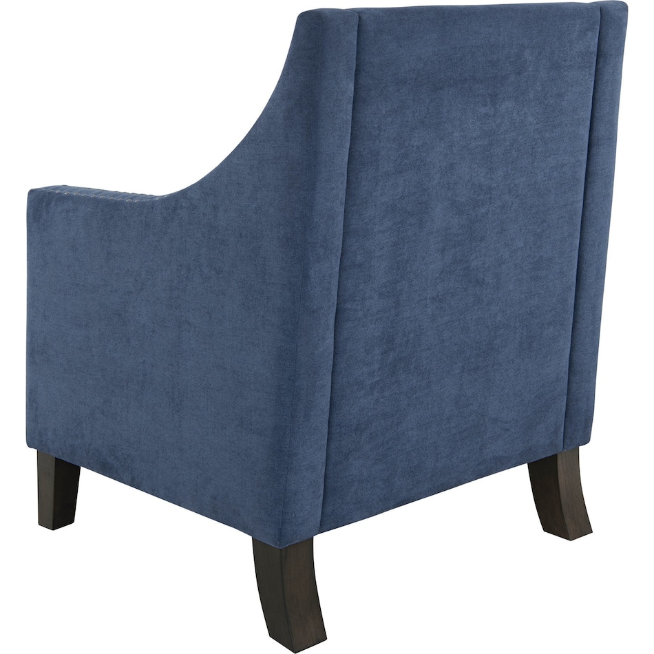 blakely blue accent chair   