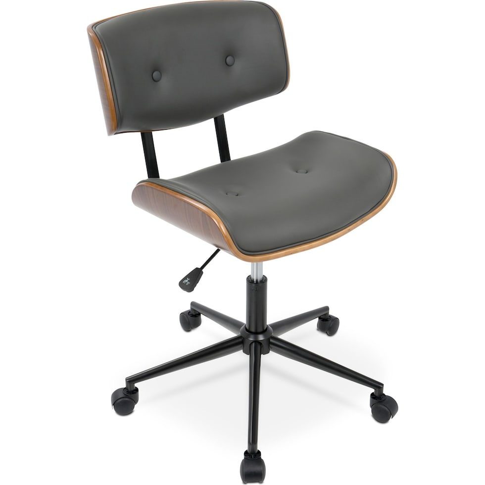 blakely gray office chair   