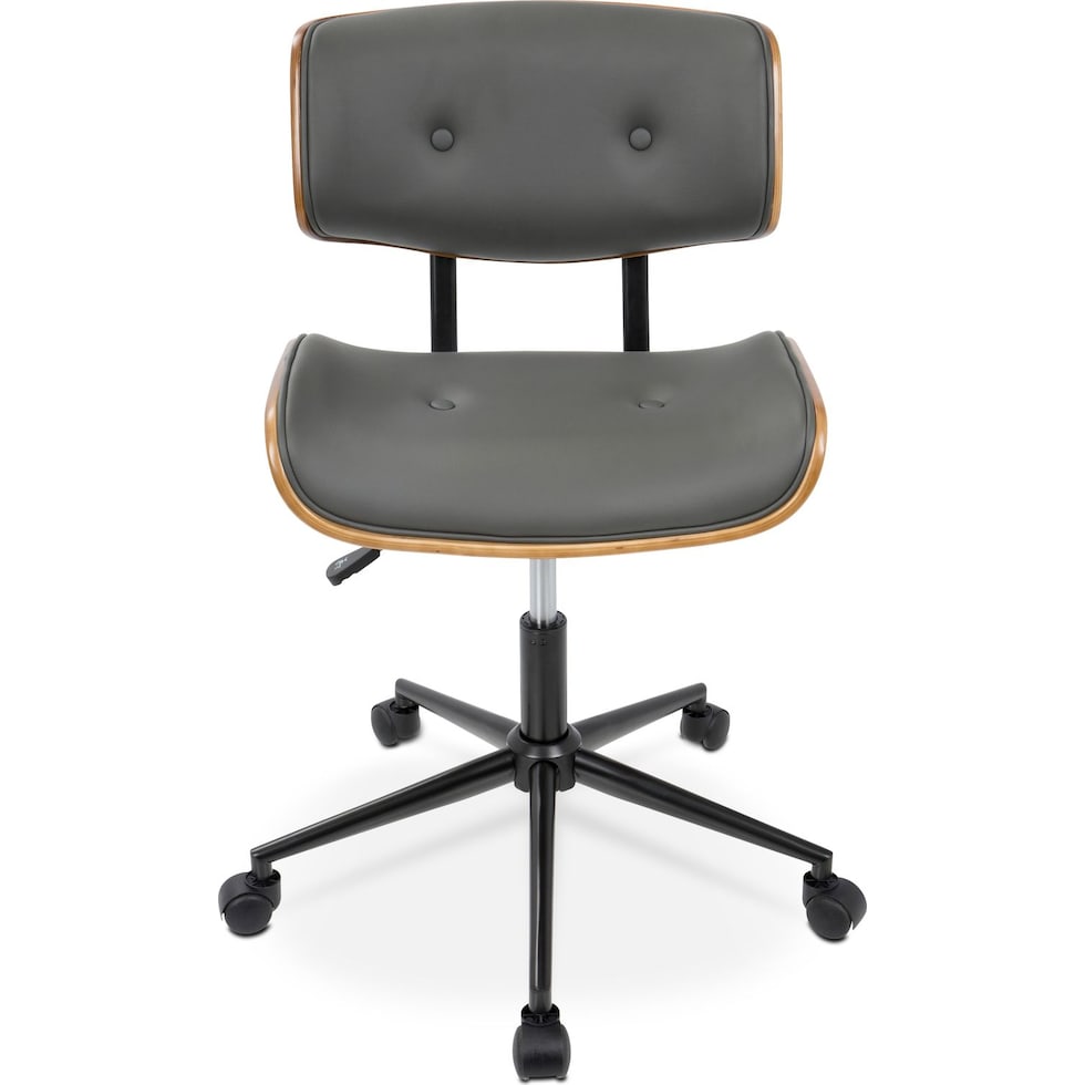 blakely gray office chair   