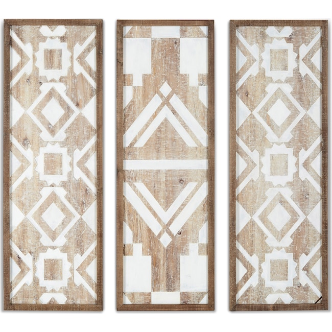 Home Accessories - Blakely 3-Piece Printed Wall Art