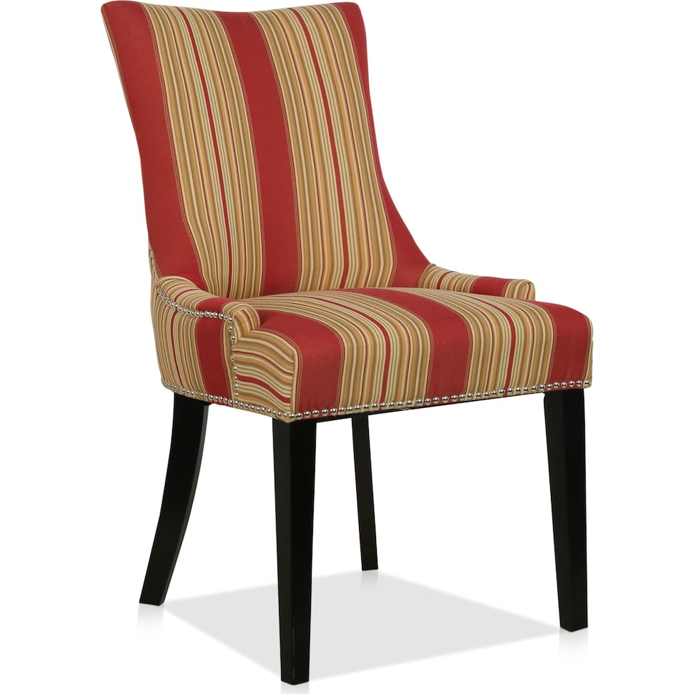 blakely red dining chair   