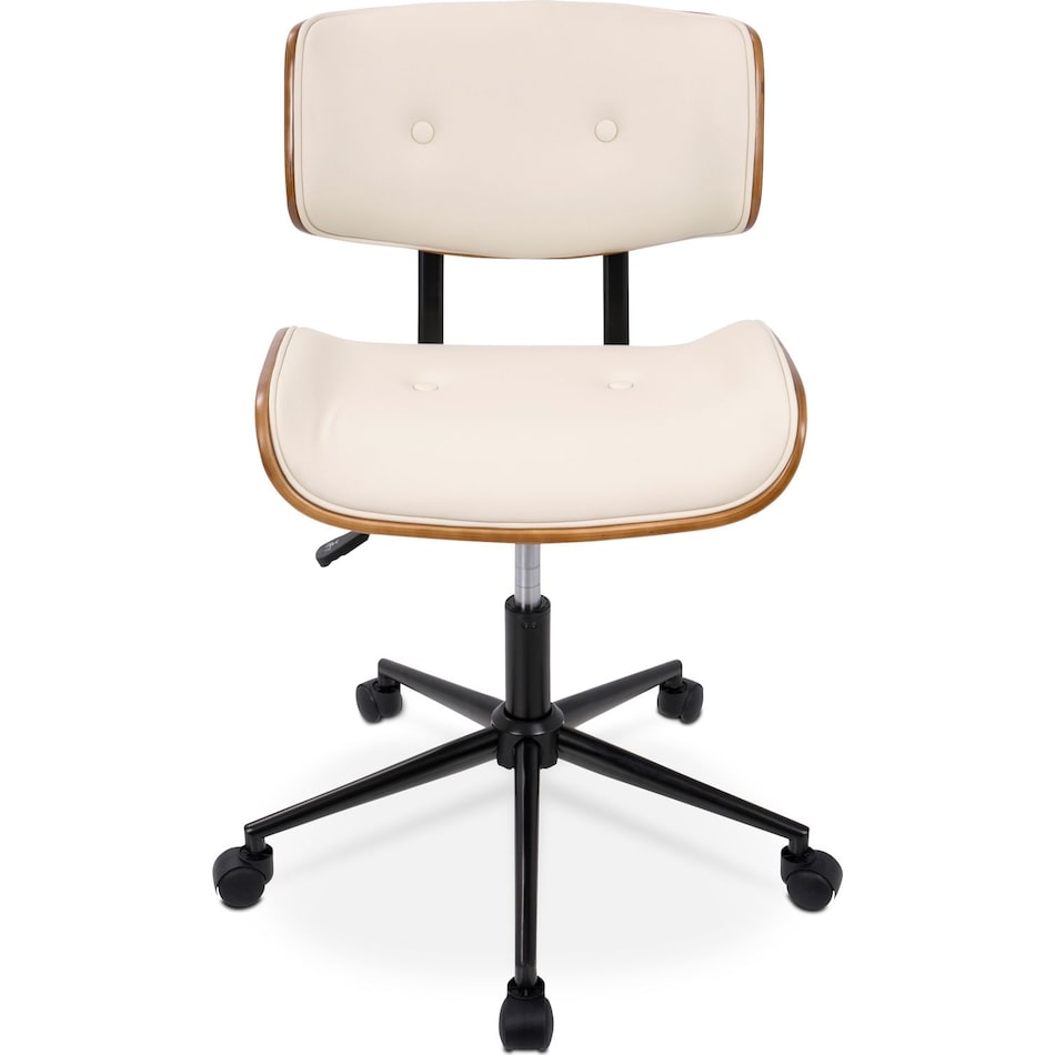 blakely white office chair   