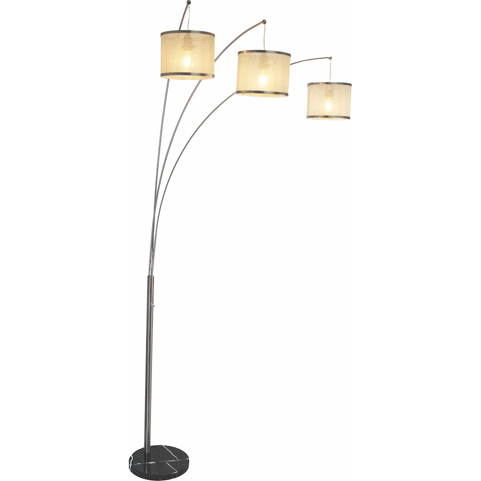 bleyle nickel floor lamp   