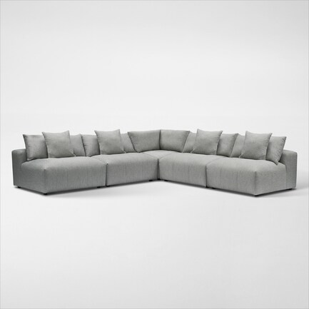 Bliss 5-Piece Sectional - Gray