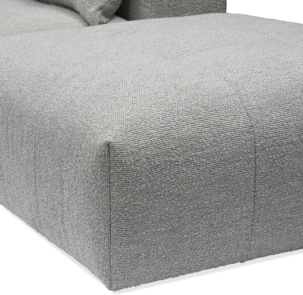 Bliss 6Piece Sectional, Floating Armrest with Tray Table and Ottoman