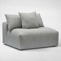 bliss gray armless chair web   