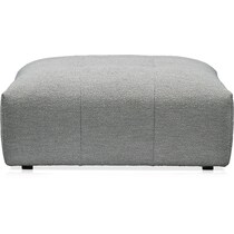 bliss gray ottoman   
