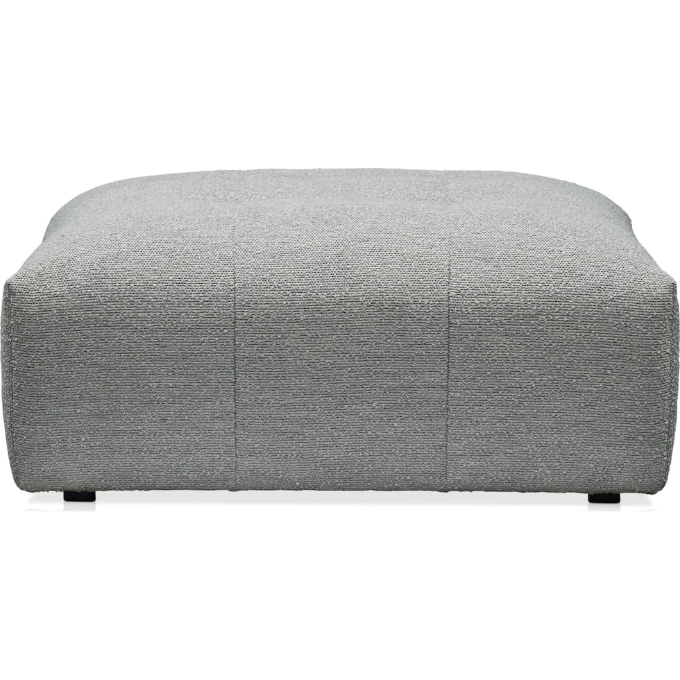 bliss gray ottoman   