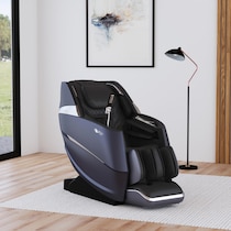 blissful black massage chair   