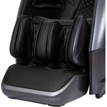 blissful black massage chair   