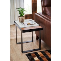 blocks black end table   