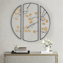 blossom black wall art   