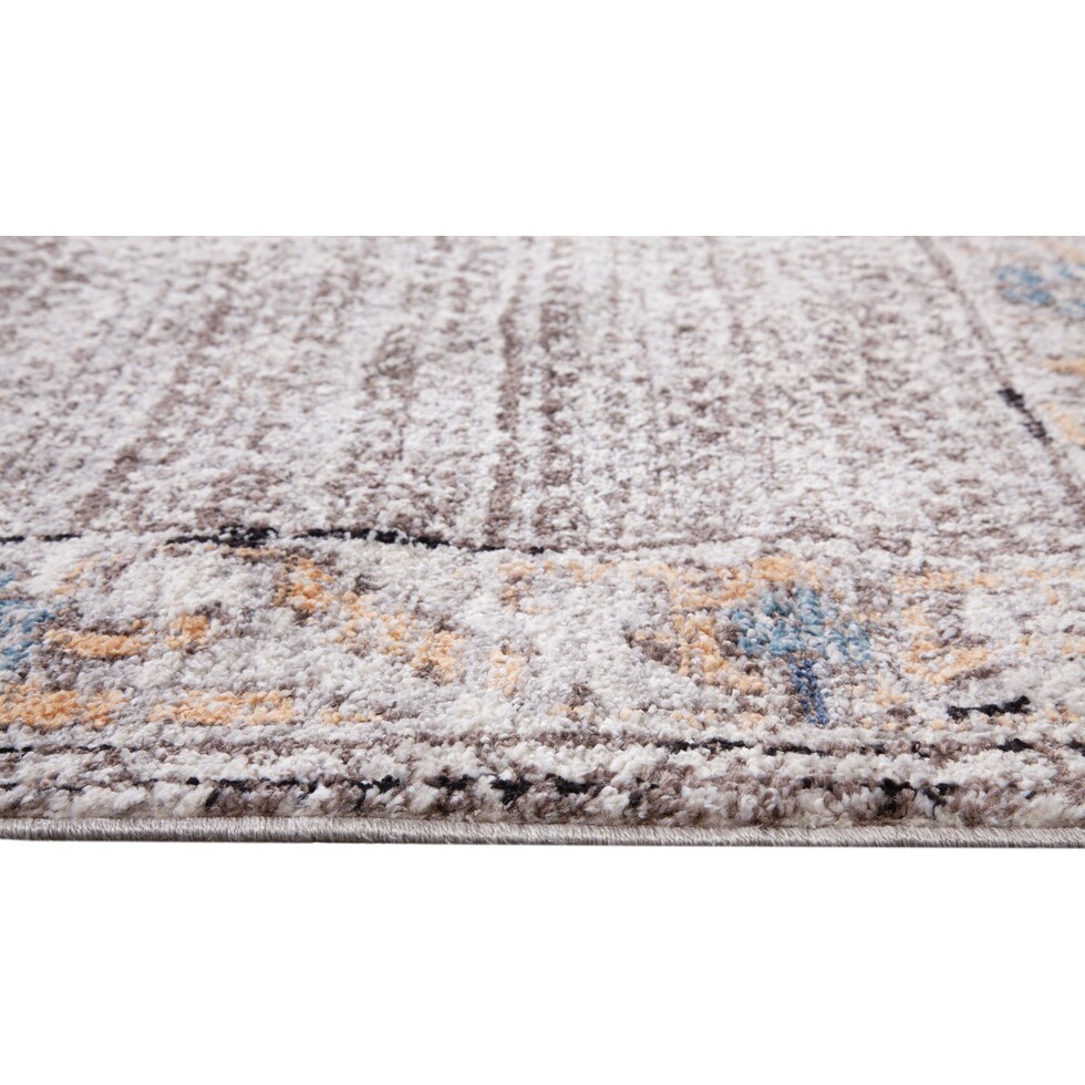 blue and brown rug   