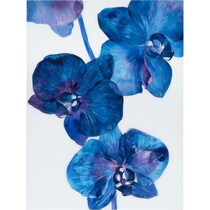 blue bouquet multicolor wall art   