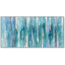 blue purple blue and purple wall art   