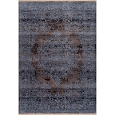 Midsummer Area Rug - Blue/Brown