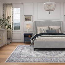blue area rug  x    