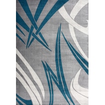 blue gray area rug  x    