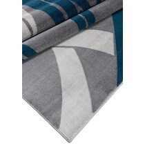 blue gray area rug  x    