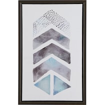 blue gray wall art   