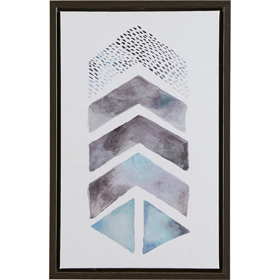 blue gray wall art   