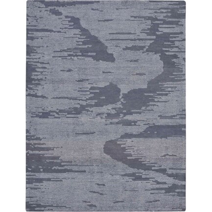 Valley 4' X 6' Area Rug by Michael Amini - Blue