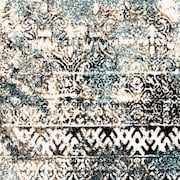 Titanium  5' x 8' Area Rug - Blue/Black