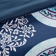 Carise Queen Comforter and Sheet Set - Blue