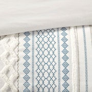 Amari Full/Queen Comforter Set - Blue/White