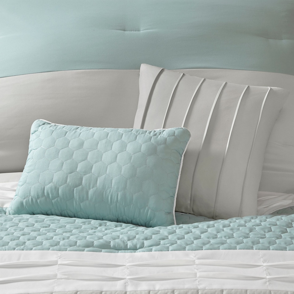 bluebell gray queen bedding set   
