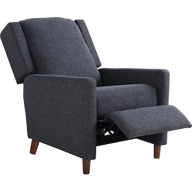 Blumen Push Back Recliner - Navy