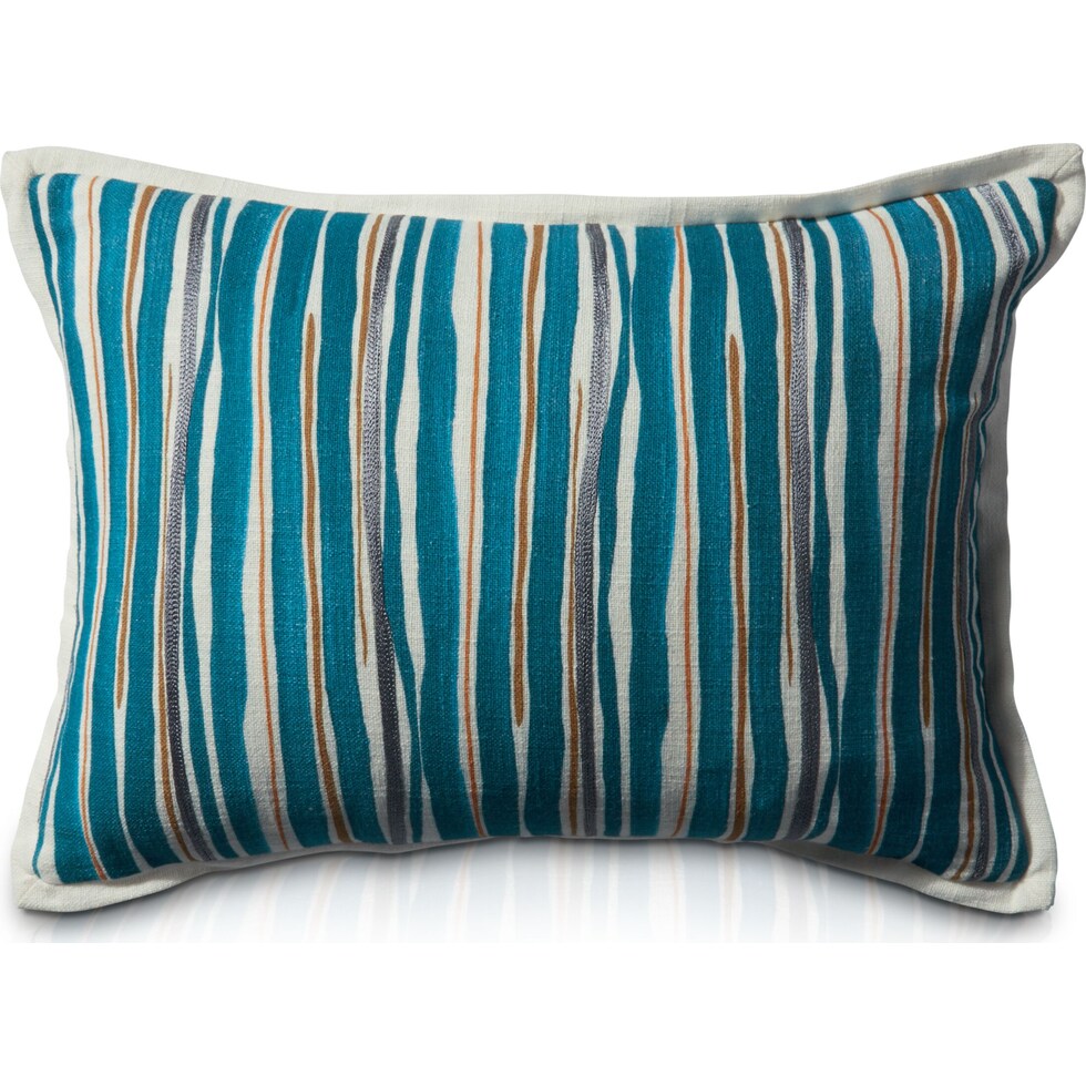 blythe teal accent pillow   
