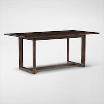 boca dining dark brown  pc dining room   