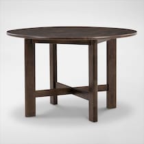 boca dining dark brown  pc dining room   