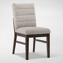 boca dining dark brown dining chair   