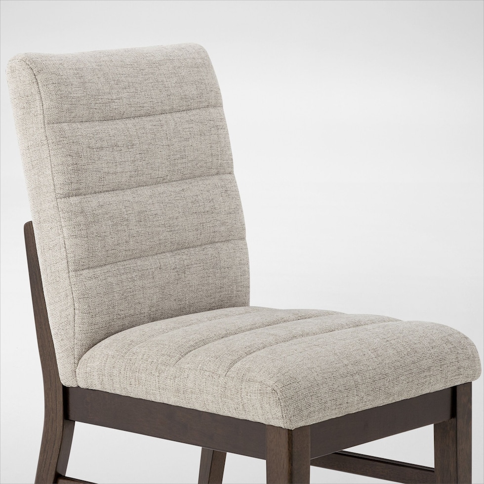 boca dining dark brown dining chair   