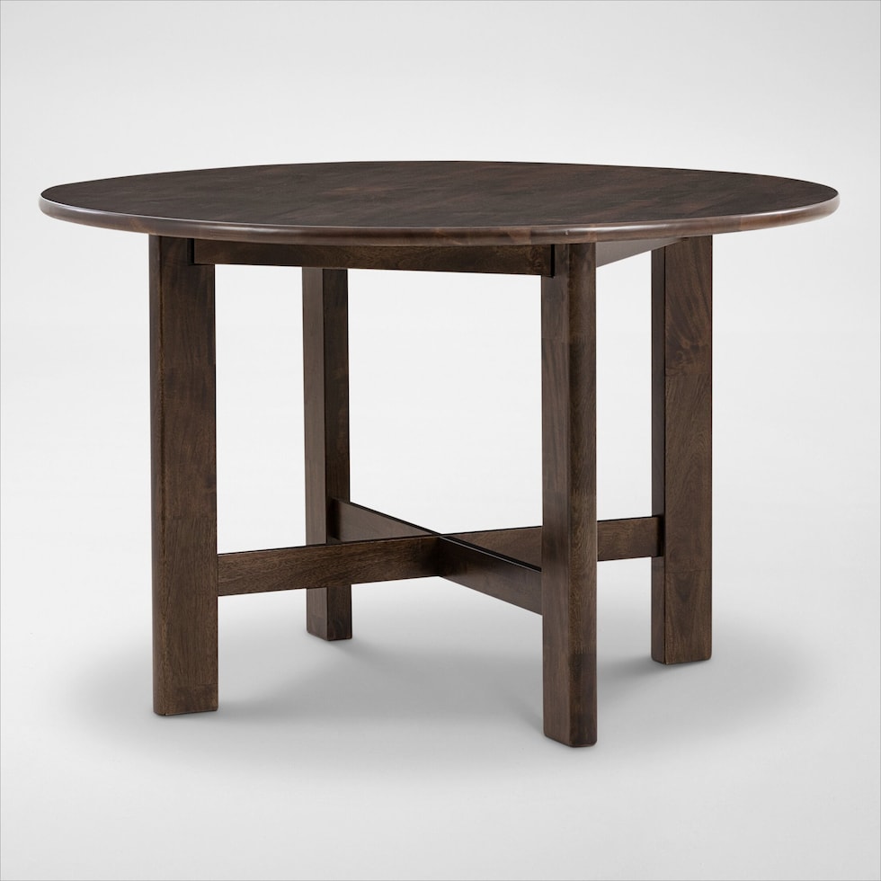 boca dining dark brown dining table   