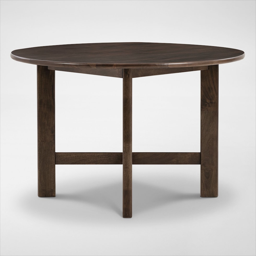 boca dining dark brown dining table   